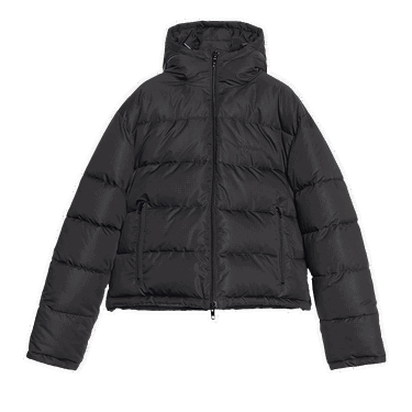 Puffer jakke Balenciaga Down Hooded Puffer Coat Sort | 556231 TYD33 1000, 0