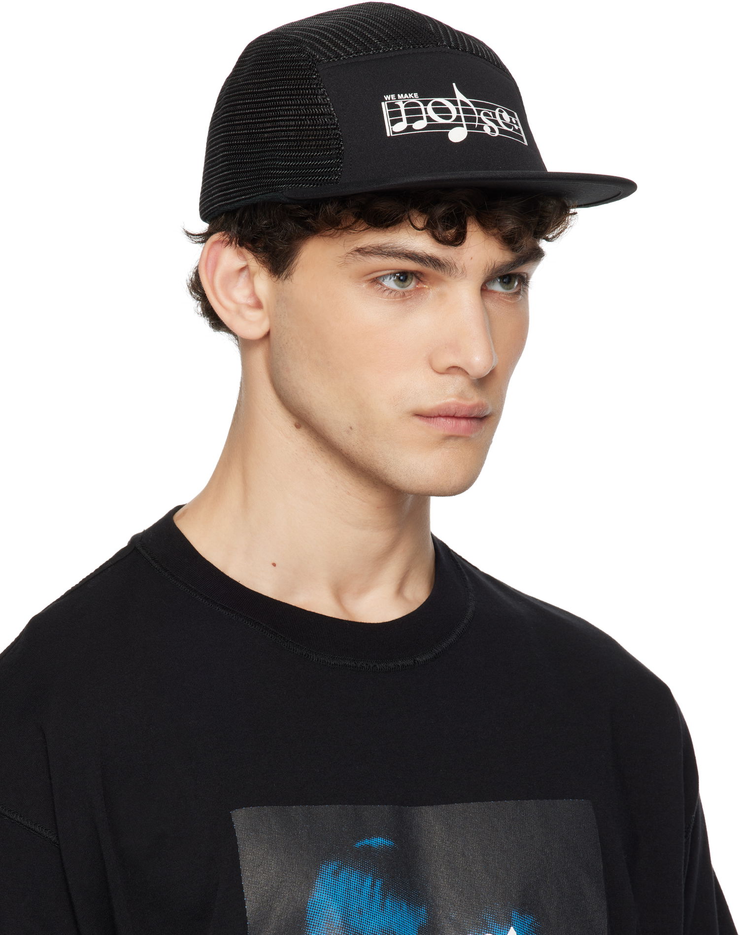 Kasket UNDERCOVER Undercover We Make Noise Trucker Hat Sort | UP1E4H02, 1