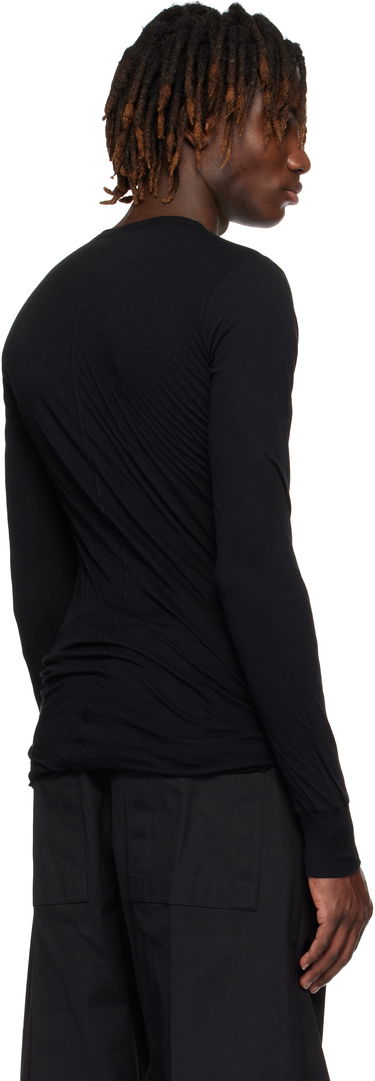 T-shirt Rick Owens Rick Owens Hollywood Double Long Sleeve T-Shirt Sort | RU01E5257 UC, 2