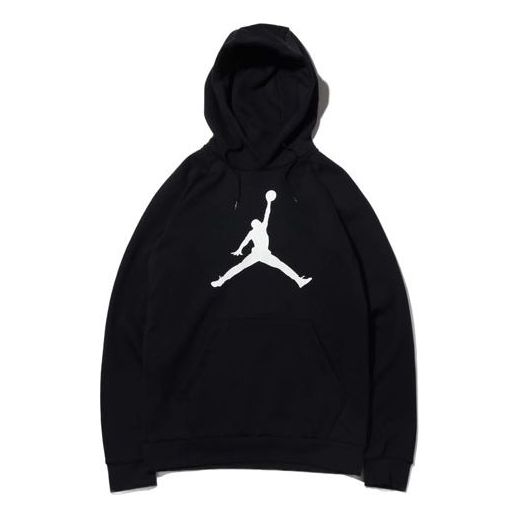 Sweatshirt Jordan Jordan Jumpman Logo Fleece Hoodie Sort | AV3146-010, 0