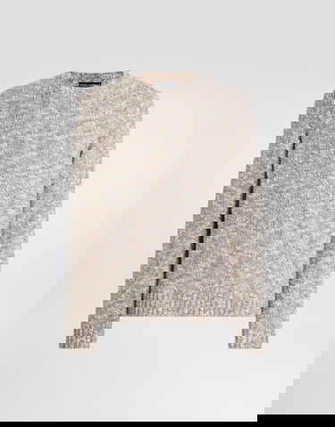 Sweater Dolce & Gabbana Dolce & Gabbana Fine-Gauge Wool Crew Neck Pullover Beige | GXXA9TJAM8GS8232, 0
