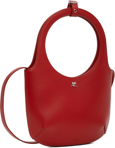 Håndtaske Courrèges Courrèges Holy Leather Shoulder Bag Rød | 224GSA102CR0065, 1