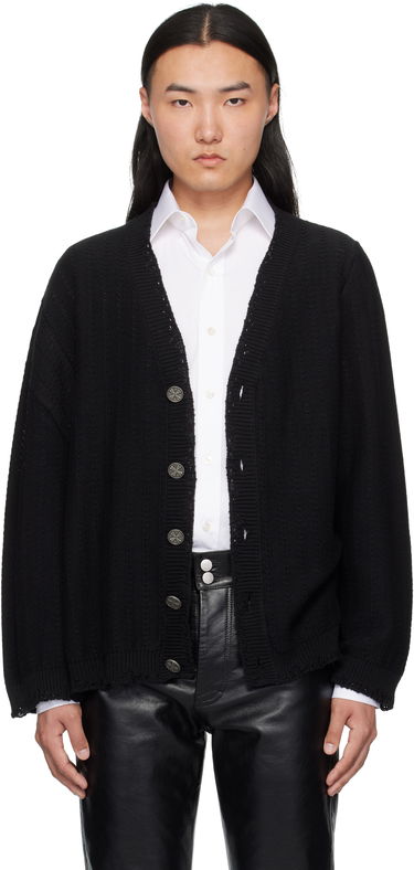Sweater Enfants Riches Déprimés Enfants Riches Déprimés Asymmetrical Cardigan Sort | 080-250, 0