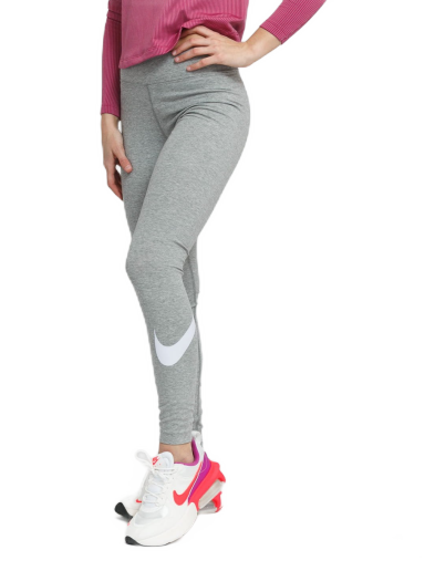 Leggings Nike NSW Essential GX MR Legging Grå | CZ8530-063