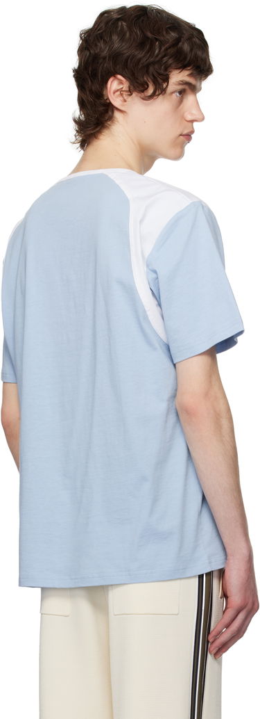 T-shirt Wales Bonner Wales Bonner Dub T-Shirt Blå | MS25JE07-JE01-400 T-SHIRT JERSEY, 2