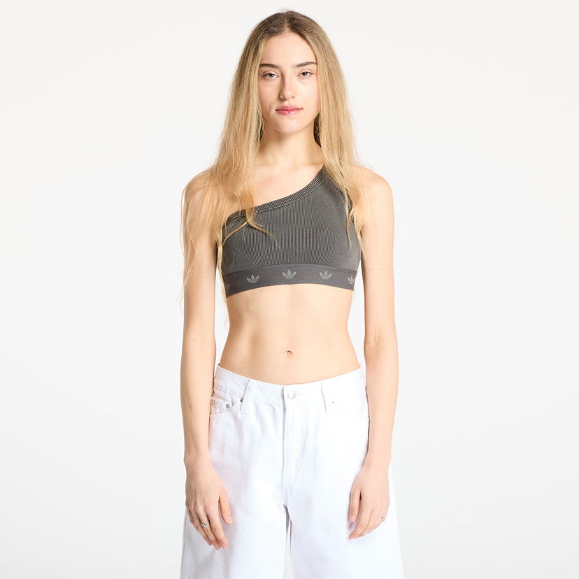 Bh adidas Originals Ribbed One Shoulder Top Grå | JC7558