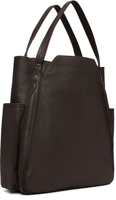 Mulepose KIKO KOSTADINOV Kiko Kostadinov Inex Leather Tote Brun | KKAW25BG04-148, 2