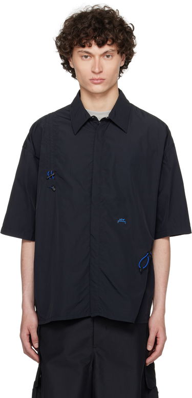 Skjorte A-COLD-WALL* A-COLD-WALL* Balfron Short Sleeve Shirt Sort | ACWMSH166, 0