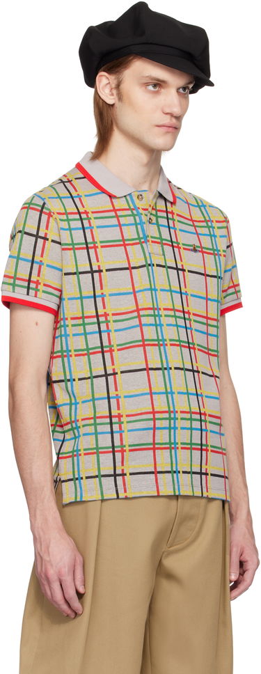 Polo skjorte Vivienne Westwood Vivienne Westwood Classic Plaid Polo Flerfarvet | 2H01000I-J009E-, 1