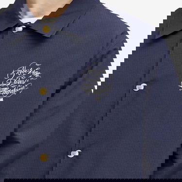 Vindjakke Drôle de Monsieur Drole de Monsieur Slogan Coach Jacket, Size M Mørkeblå | F-JT209-PA012-NY, 5