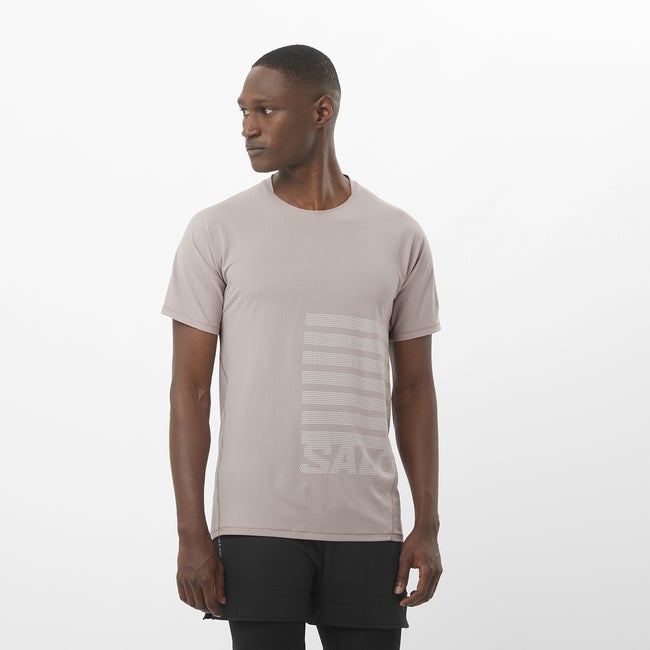 T-shirt Salomon Aero Graphic T-Shirt Grå | LC2694500