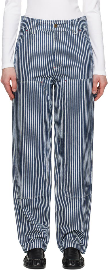 Bukser A.P.C. A.P.C. Gustav Striped Jeans Blå | COHHG-M08484, 0