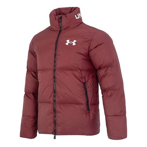 Puffer jakke Under Armour Logo Puffer Jacket Rød | 1375449-690, 0