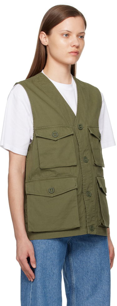 Vest Carhartt WIP Utility Cotton Canvas Vest Grøn | I032980 1YS4G, 1