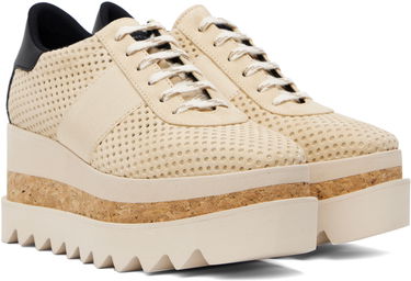 Tøj Stella McCartney Stella McCartney Sneak-Elyse Platform Trainers Beige | 810542E00230, 3
