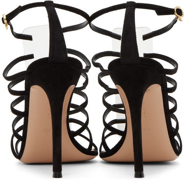 Skopleje Gianvito Rossi Gianvito Rossi Suede Heeled Sandals Sort | G61672.15RIC.CGS, 1