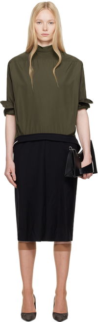Maison Margiela Reversed Shirtdress Midi Dress