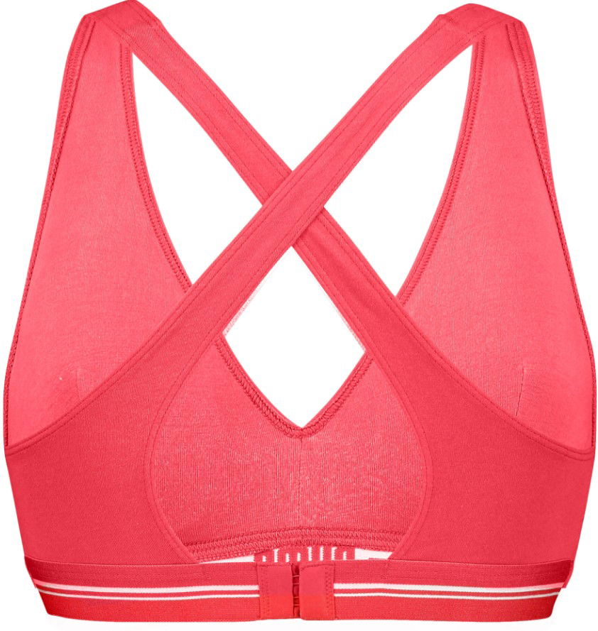 Bh Puma Padded Top Sport BH Damen Rot Lyserød | 701223668-005, 1