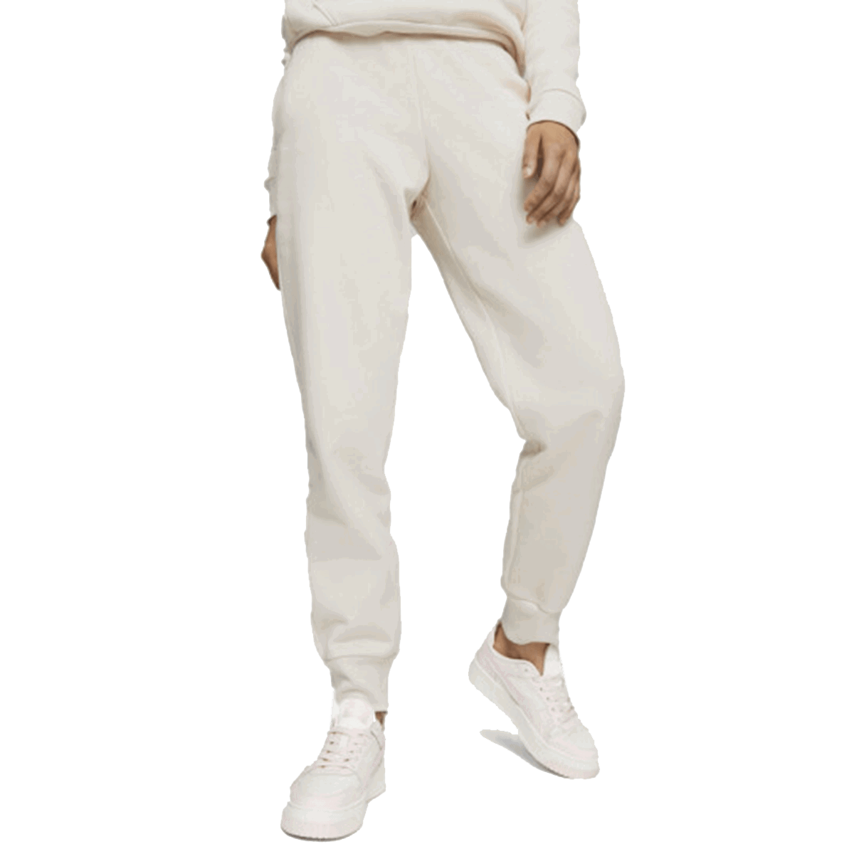 Joggingbukser Puma ESS FL Jogger Sweatpants Hvid | 586841-88, 0