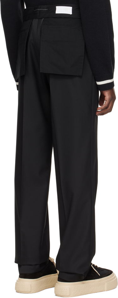 Bukser Maison Margiela MM6 Maison Margiela Creased Trousers Sort | SH0KA0035 M35227, 2