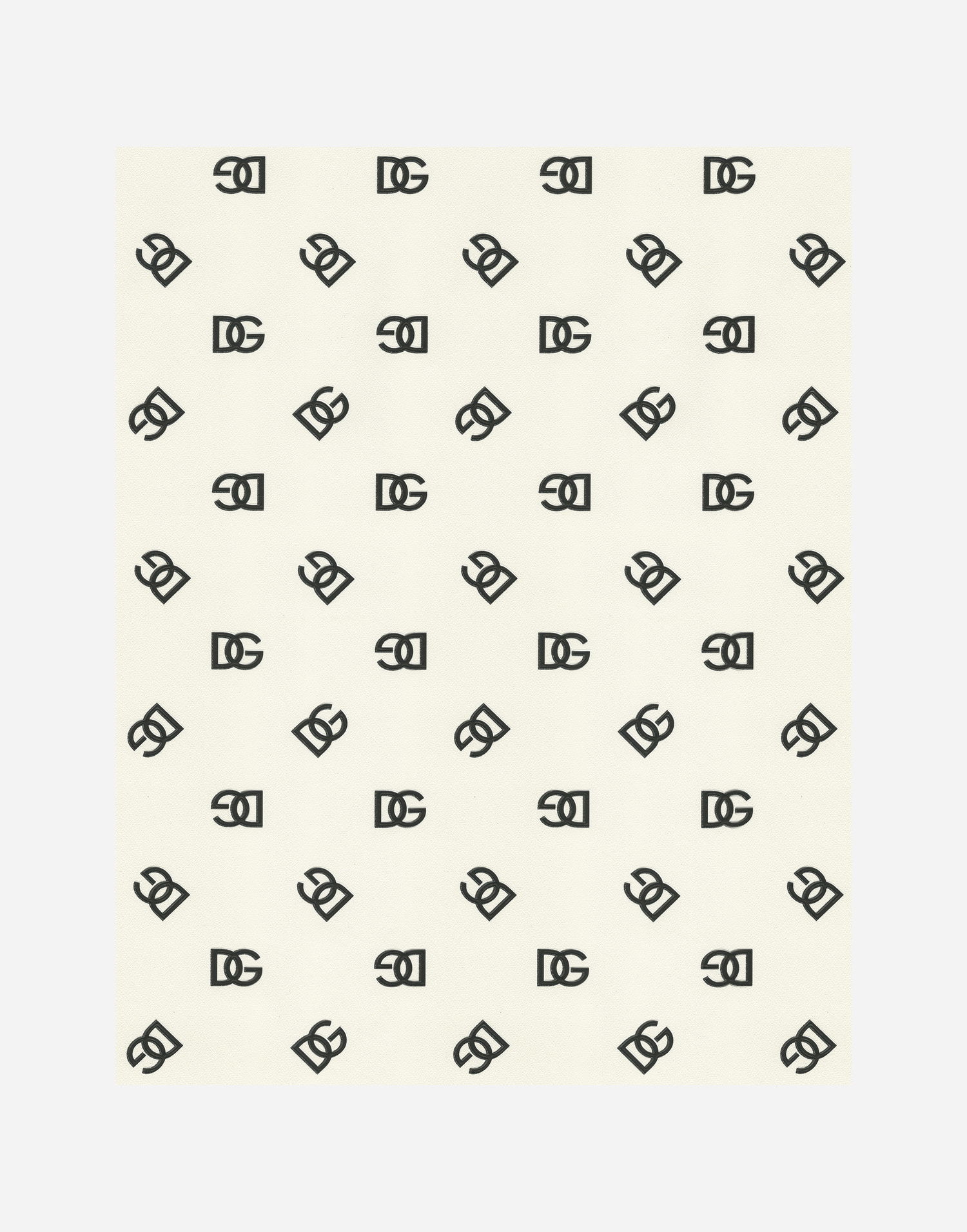 Home decor Dolce & Gabbana Wallpaper with logo print Hvid | TCW007TCAHOU0075, 0