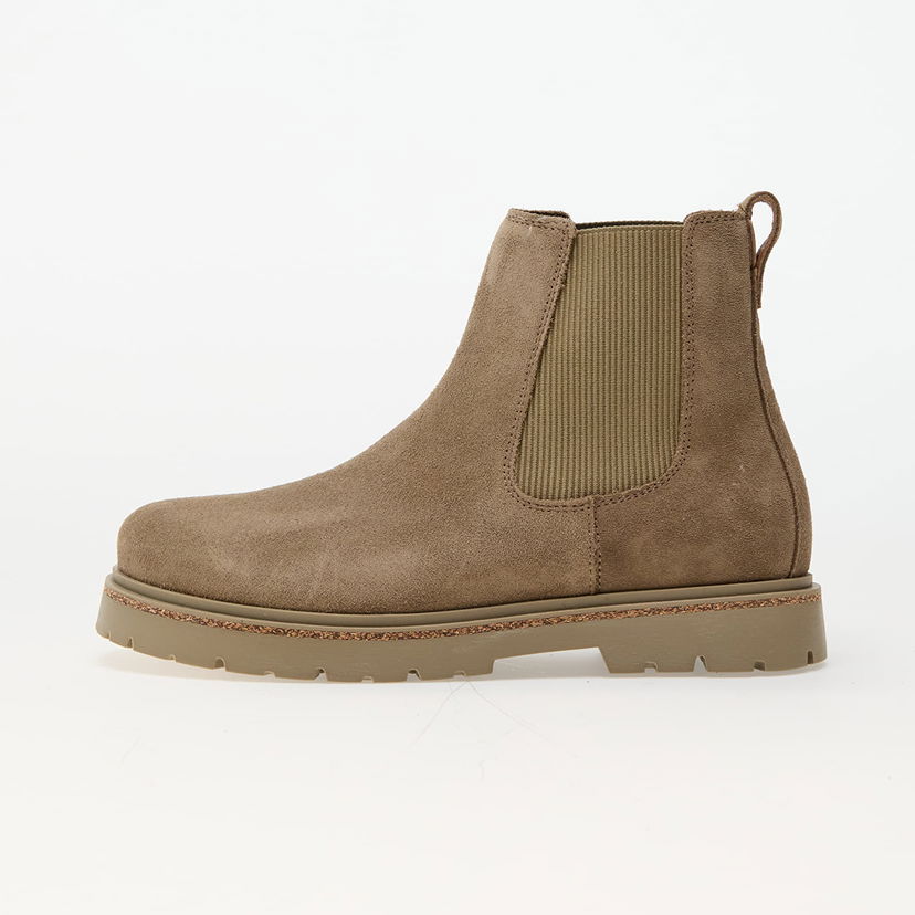 Sneakers og sko Birkenstock Highwood Slip On Mid W Leather Velvet Taupe Brun | 1025737