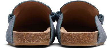 Sneakers og sko JW Anderson JW Anderson Felt Stitch Loafer Mules Blå | LF0078-LA0380, 1