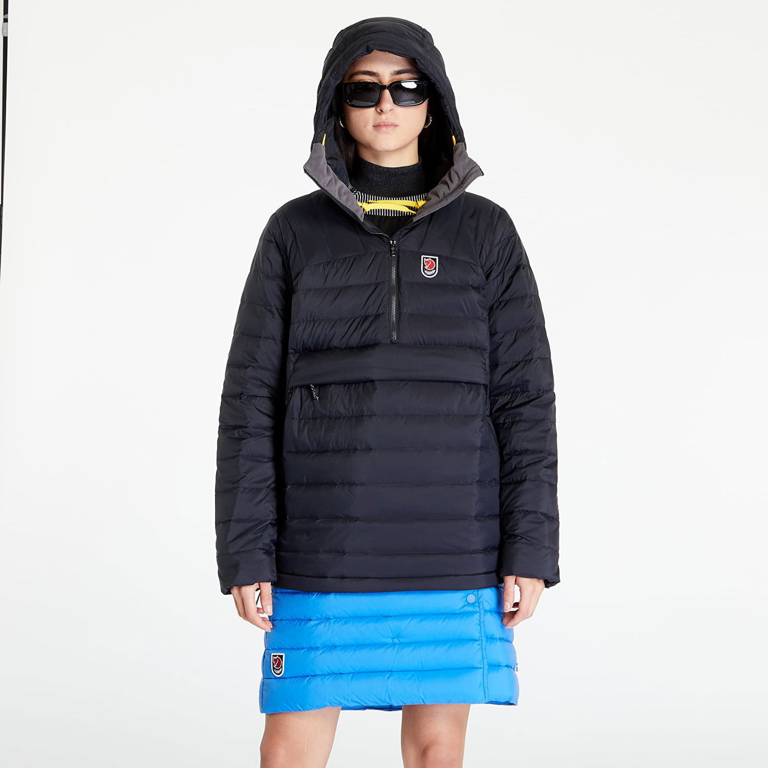 Puffer jakke FJÄLLRÄVEN Expedition Pack Down Anorak W Sort | F86376-550, 1