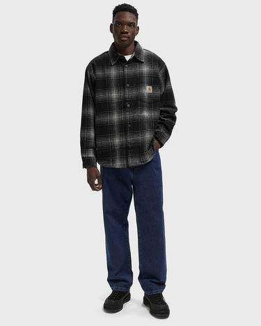 Skjorte Carhartt WIP Brennan Plaid Shirt Jac Sort | I035324-34J.XX, 1