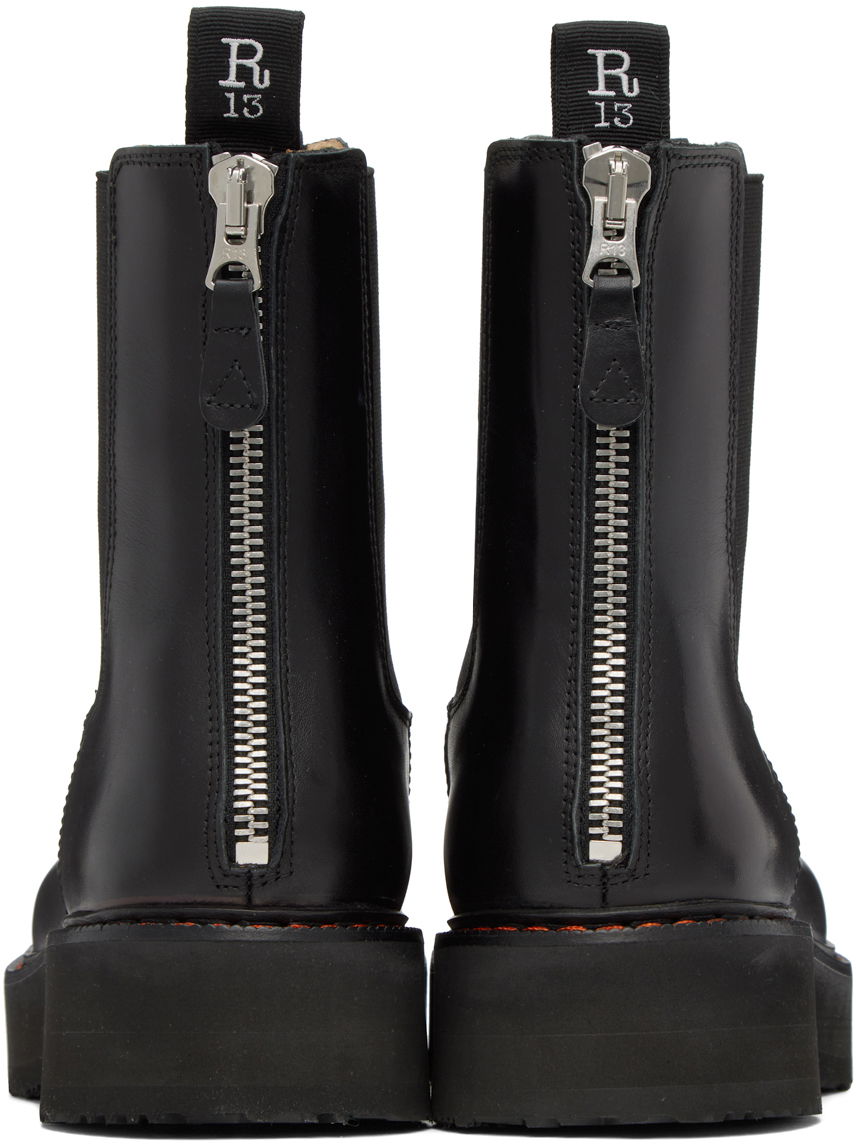 Tøj R13 R13 Single Stack Chelsea Boots Sort | R13S0240-001, 1