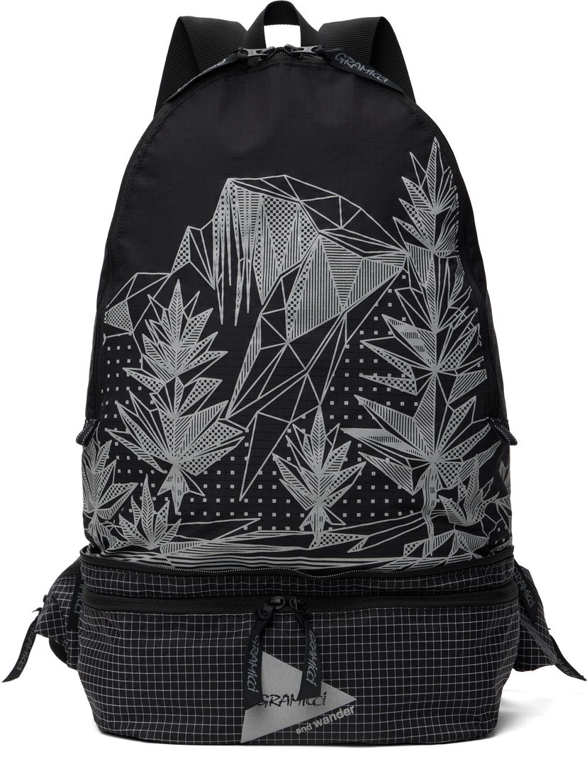 Rygsæk and wander Gramicci Edition 2-Way Ripstop Backpack Sort | GAC5-S3014