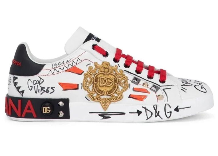 Sneakers og sko Dolce & Gabbana Portofino Embroidery And Studs Flerfarvet | cs1772-ah494-hwf57, 0