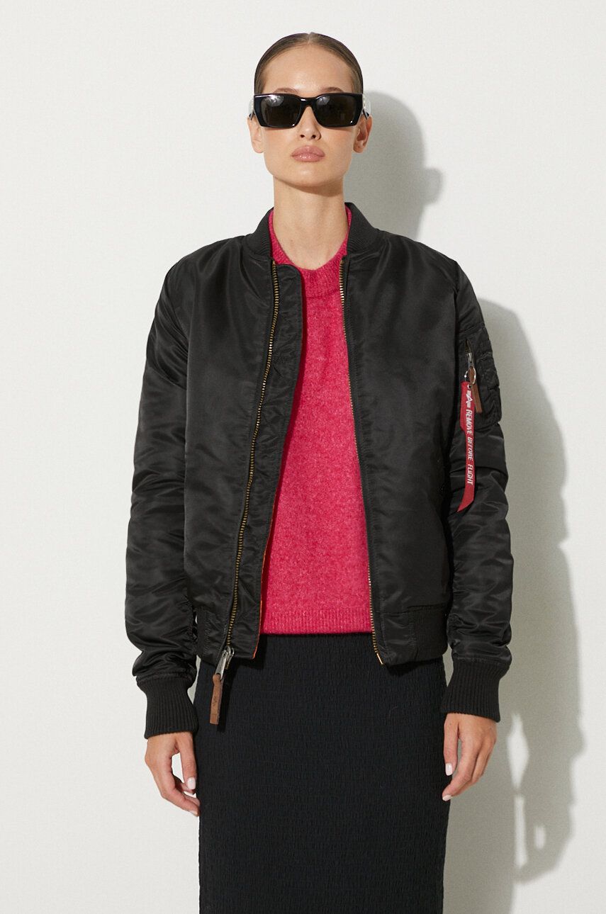 Bomberjakke Alpha Industries Bomber Jacket MA-1 VF 59 Wmn Sort | 133009.03, 0