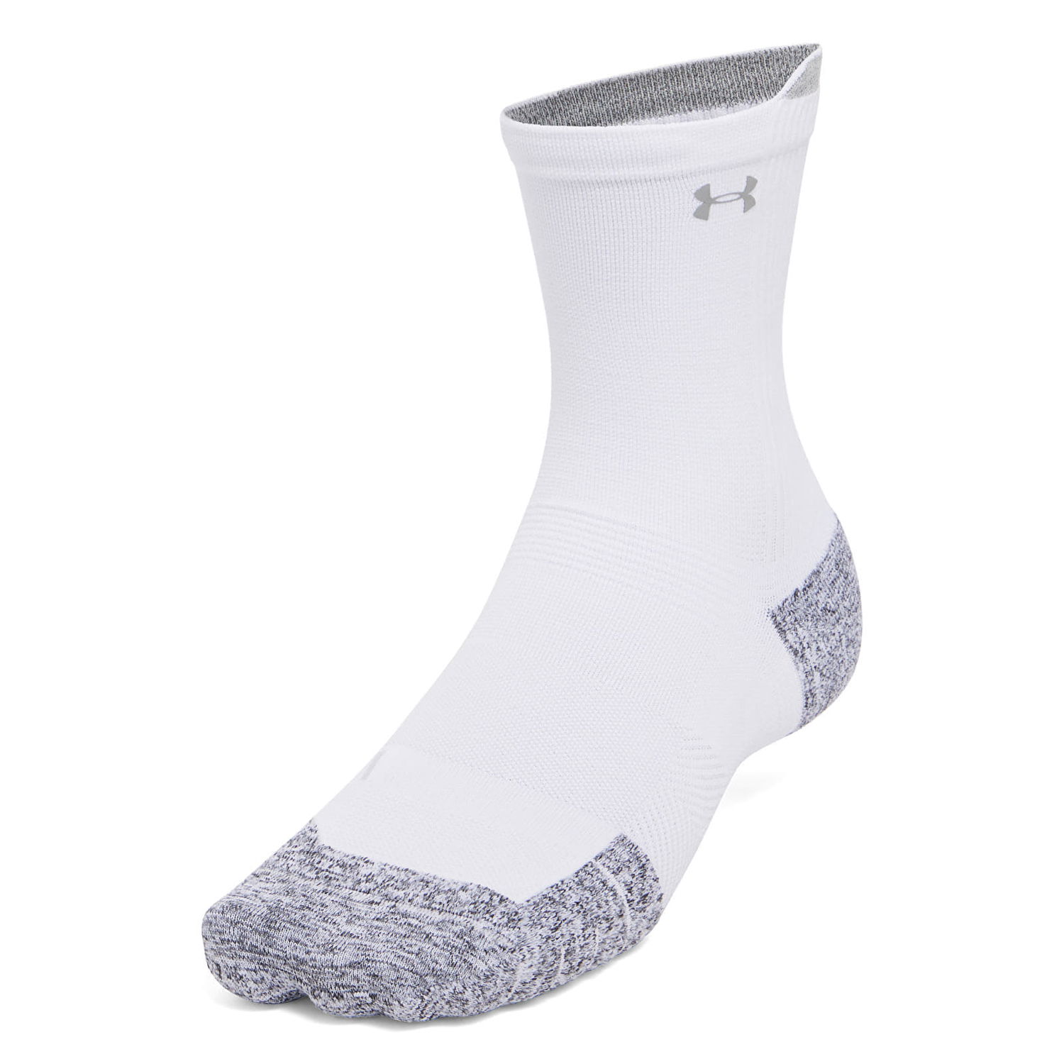 Sokker Under Armour Run Cushion 3-Pack Crew Socks Hvid | 1387043-101, 1