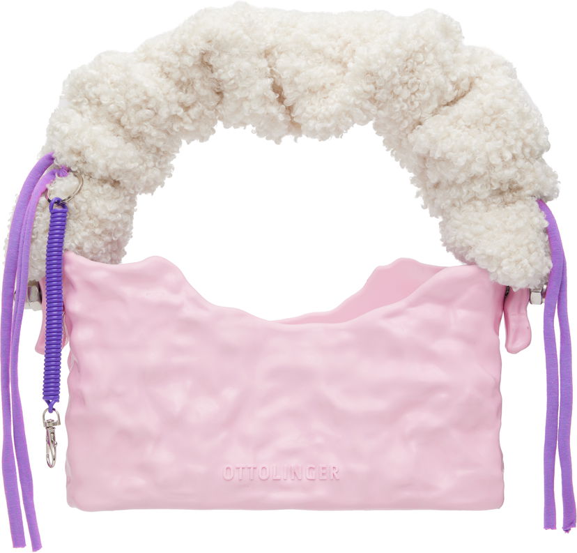 Håndtaske Ottolinger Ottolinger Signature Baguette Bag Lyserød | 1272003121