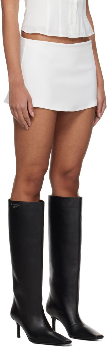 Nederdel GUIZIO Guizio Micro Stretch Miniskirt Hvid | C00301K022, 1