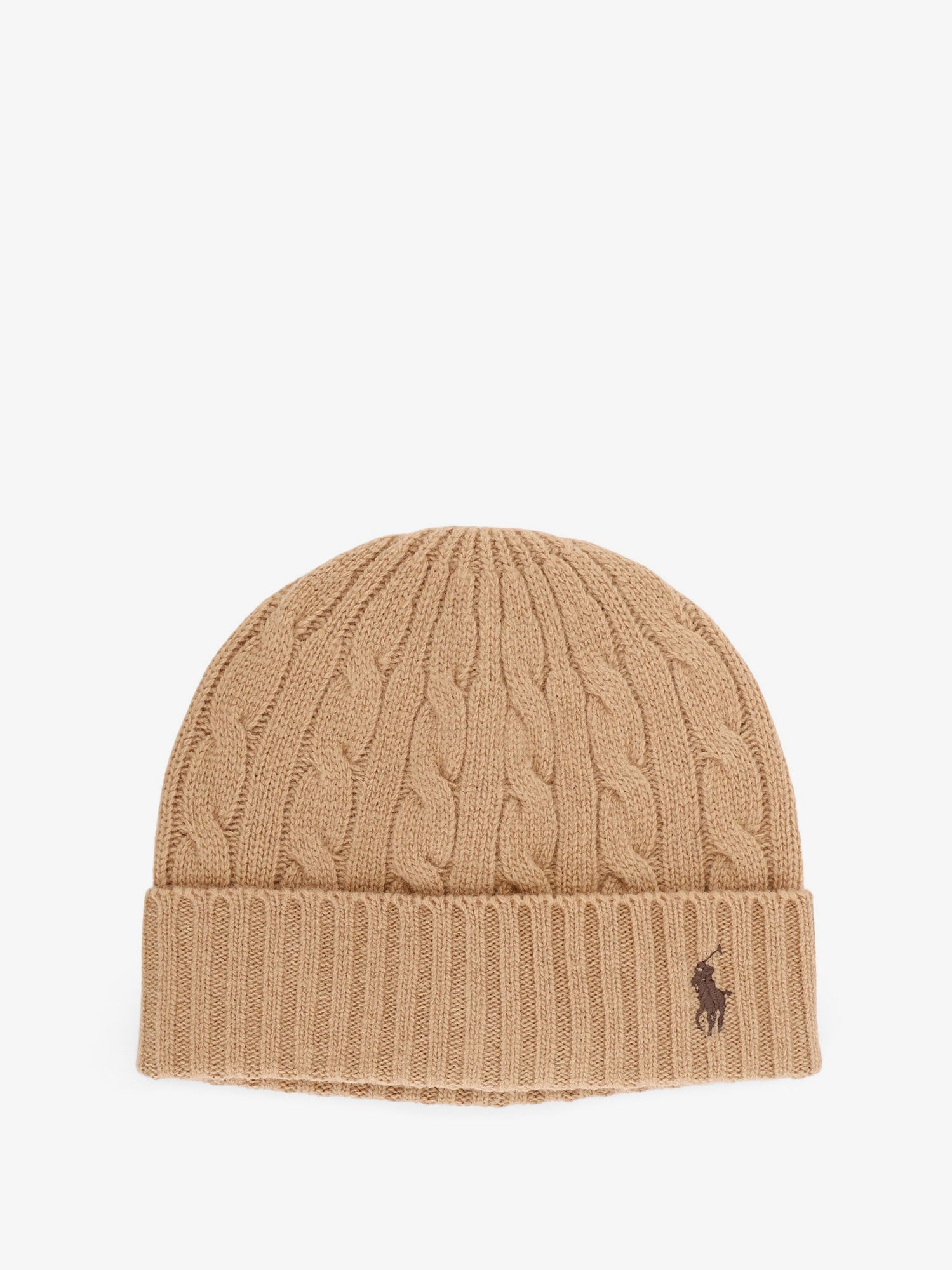 Beanie Polo by Ralph Lauren Cable Knit Beanie Brun | 449959346005, 0