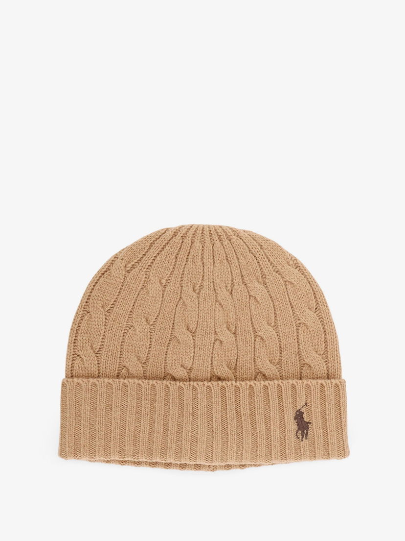 Beanie Polo by Ralph Lauren Cable Knit Beanie Brun | 449959346005