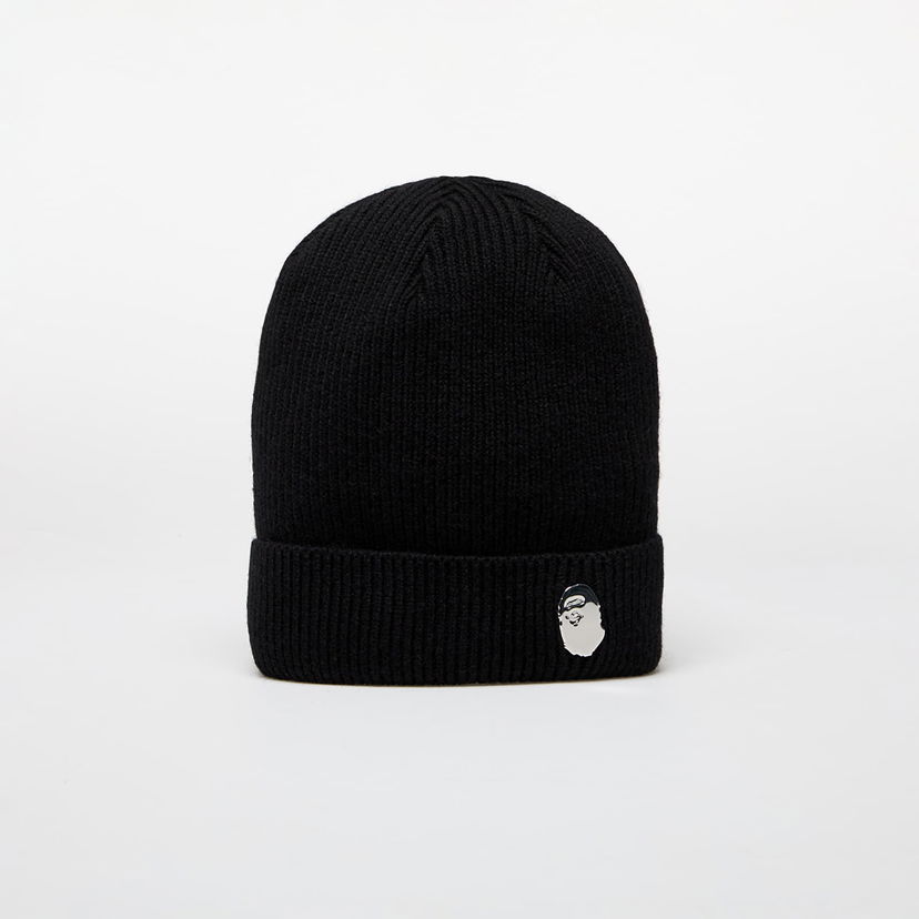Beanie BAPE One Point Knit Cap Sort | 001HTK801304M BLK