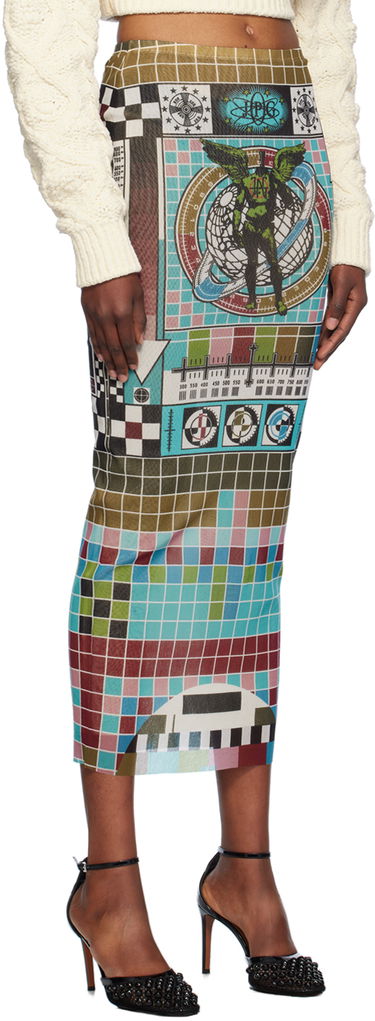 Nederdel Jean Paul Gaultier Gaultier Printed Maxi Skirt Blå | 24/31-F-JU126-T569-5090, 1