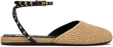 Tilbehør Alaïa ALAÏA Paper Straw Ballerina Flats Beige | AA3S127TK036, 0