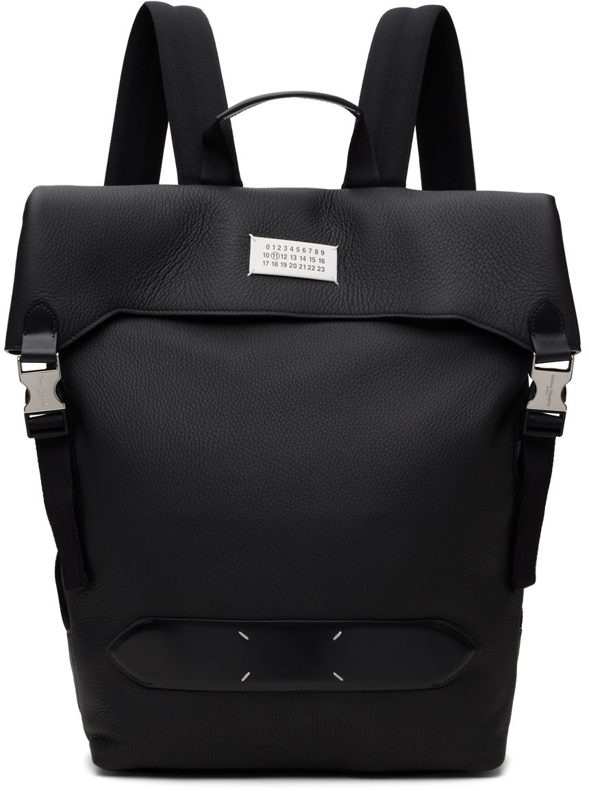 Rygsæk Maison Margiela Soft 5AC Flap Backpack Sort | SB1WA0010 P4746, 0