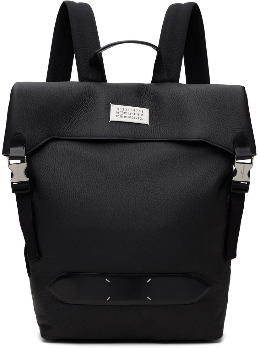 Rygsæk Maison Margiela Soft 5AC Flap Backpack Sort | SB1WA0010 P4746