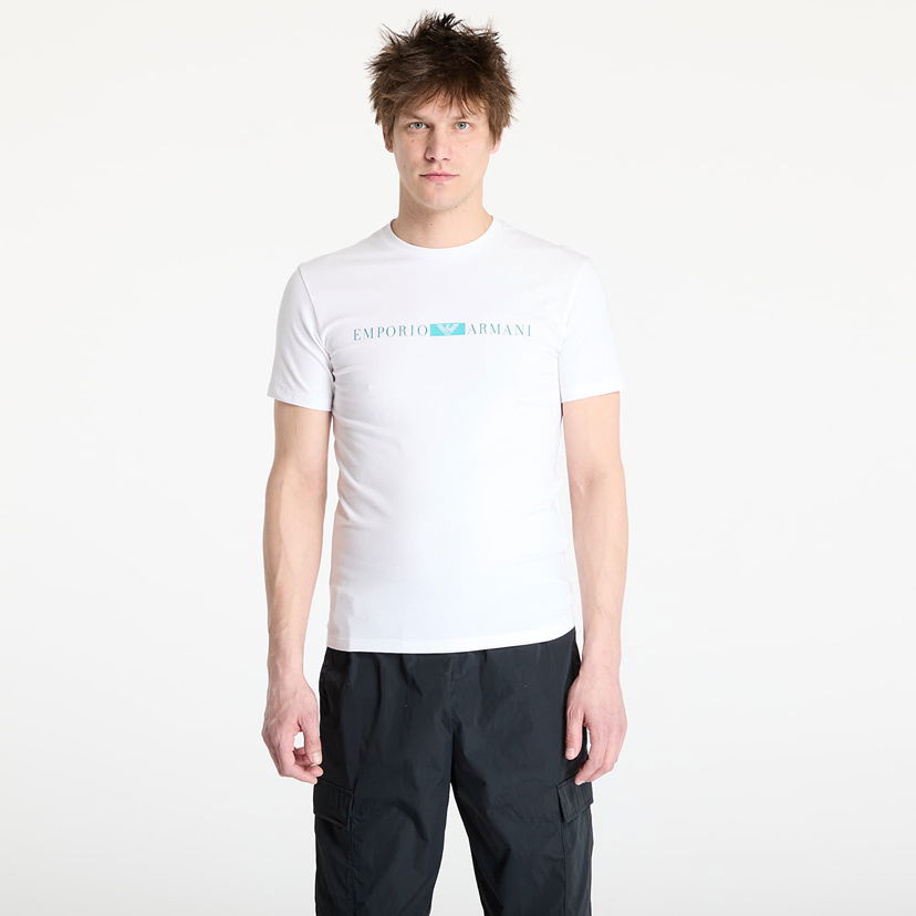 T-shirt Emporio Armani EA7 Emporio Armani Short Sleeve Crew Neck T-Shirt Hvid | EM000379AF10774U0002