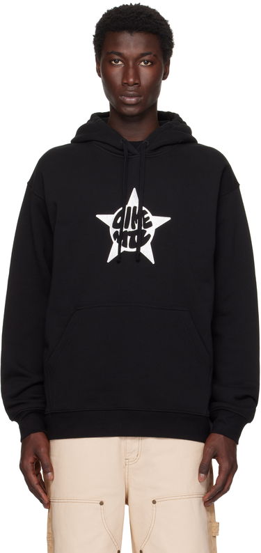 Sweatshirt Dime Dime Star Hoodie Sort | DIMESU2546BLK, 0