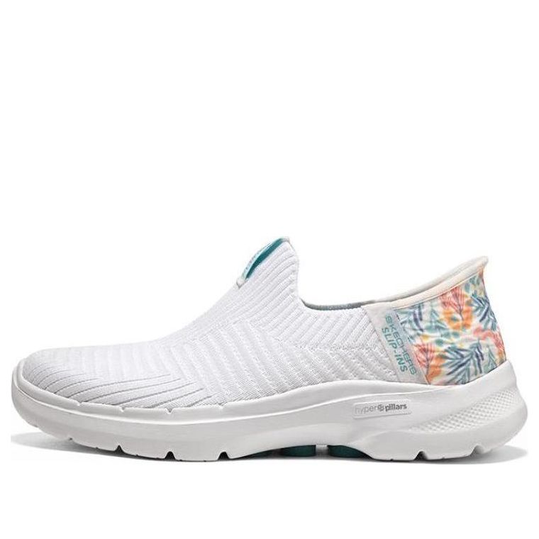 Sneakers og sko Skechers Go Walk 6 Tropical Bay Hvid | 124626-WTQ, 0