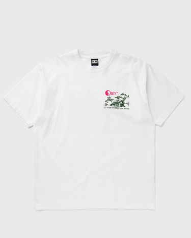 T-shirt OBEY let your worries fade away Hvid | 166913721-WHT, 0