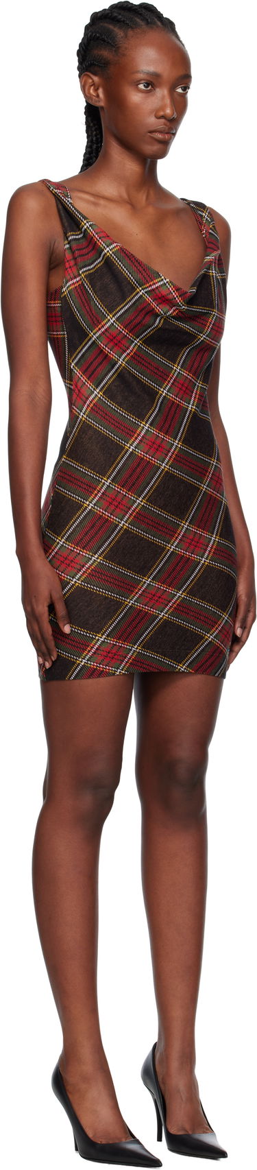 Kjole Vivienne Westwood Vivienne Westwood Anna Plaid Pencil Minidress Flerfarvet | 1601004T-J009T-, 1