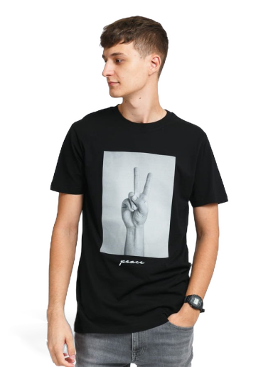 T-shirt Urban Classics Peace Sign Tee Sort | MT1501