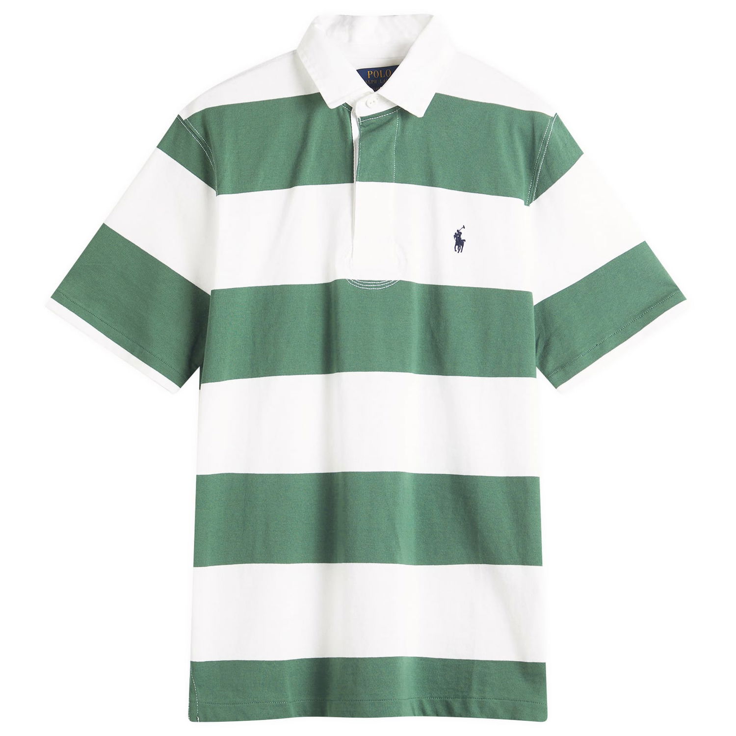 Polo skjorte Polo by Ralph Lauren Ralph Lauren Short Sleeve Rugby Polo Shirt, Large Grøn | 710964538002, 0